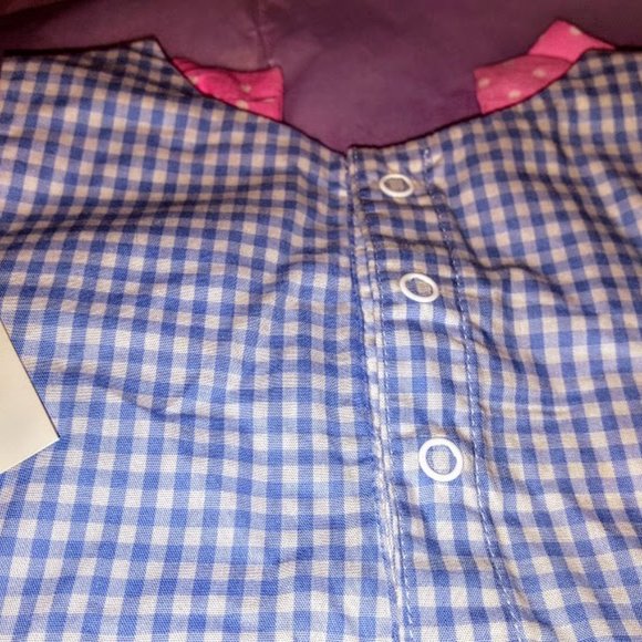 NWT! 1st Easter Gnghm Romper, SO PRETTY, 6m - Picture 6 of 10